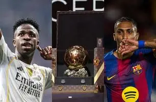 Bola de Ouro 2025: Vini Jr. e Raphinha estão entre os 30 indicados ao prêmio (Foto: Reprodução/Instagram)