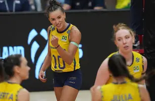 Brasil vence França por 3 sets a 0 e vai às semifinais do Mundial de vôlei (Foto: Sakchai Lalit / AP)