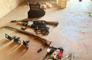 Caçadores são presos em operação conjunta nas Serras da Capivara e das Confusões (Foto: Divulgação/Polícia Federal)