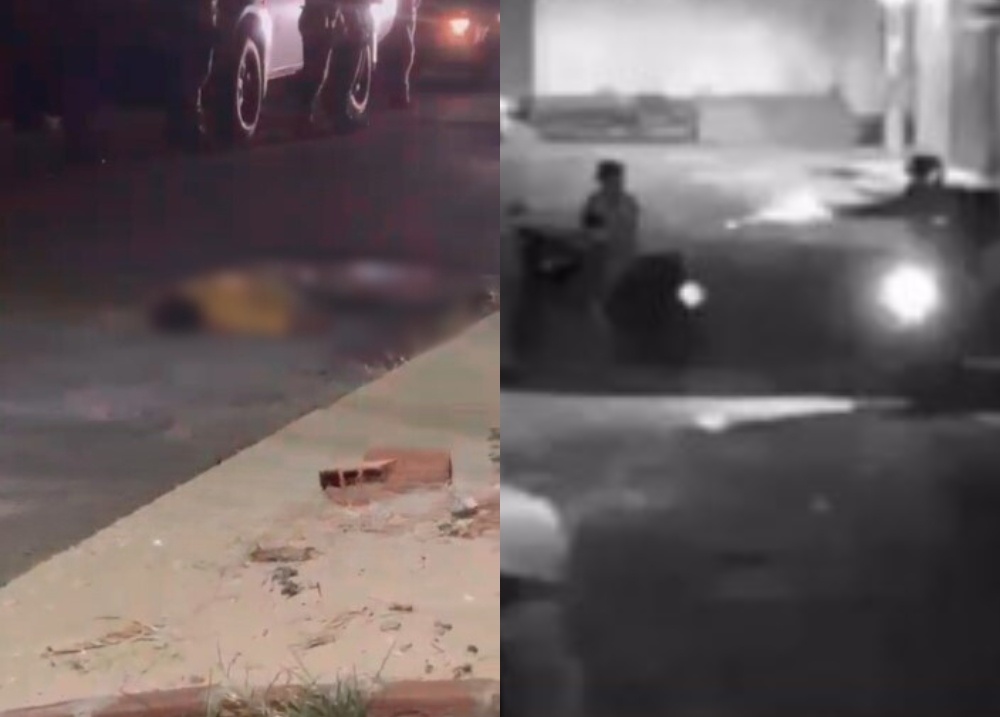 Câmera flagra momento que jovem é morto a tiros na zona Sul de Teresina