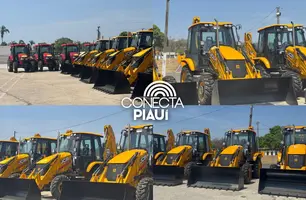 Castro Neto entrega tratores e equipamentos a 11 municípios piauienses (Foto: Conecta Piauí)