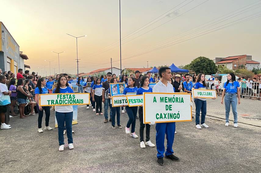 Caxingó celebra 7 de Setembro com desfile cívico e homenagens a 30 anos de cultura Caxingó celebra 7 de Setembro com desfile cívico e homenagens a 30 anos de cultura