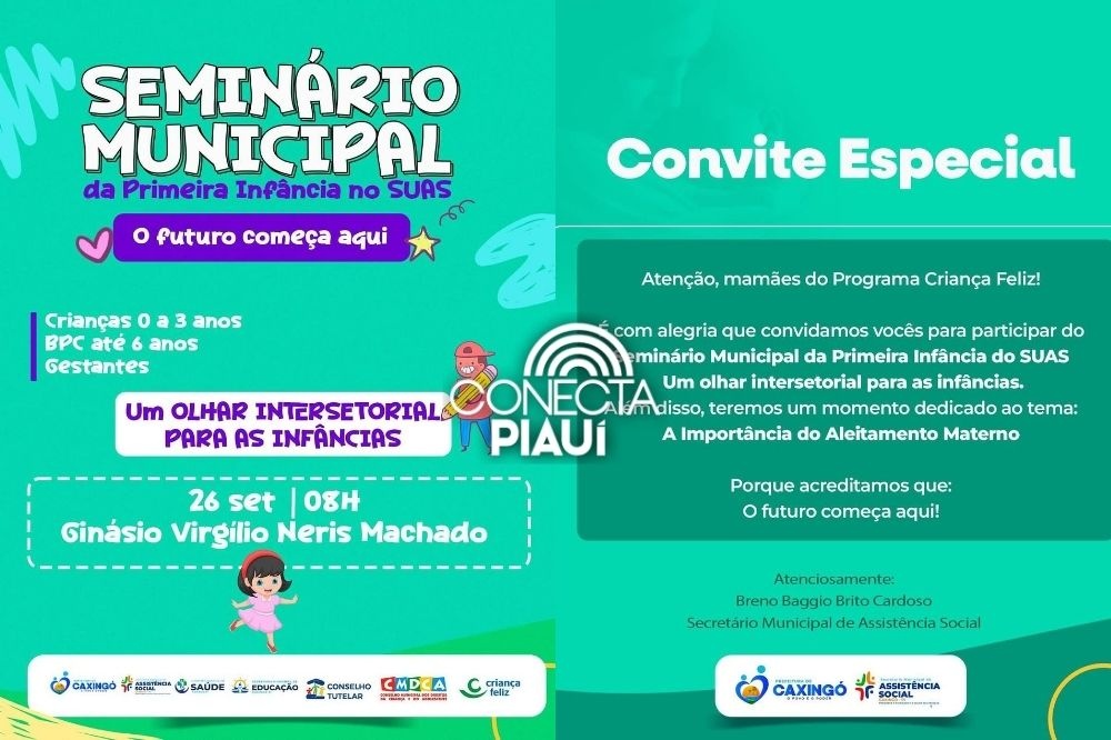 Caxingó promove Seminário da Primeira Infância no SUAS em setembro