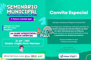 Caxingó promove Seminário da Primeira Infância no SUAS em setembro (Foto: Reprodução)