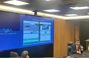 Chico Lucas apresenta projeto Protege Celular em reunião nacional de segurança (Foto: Reprodução)