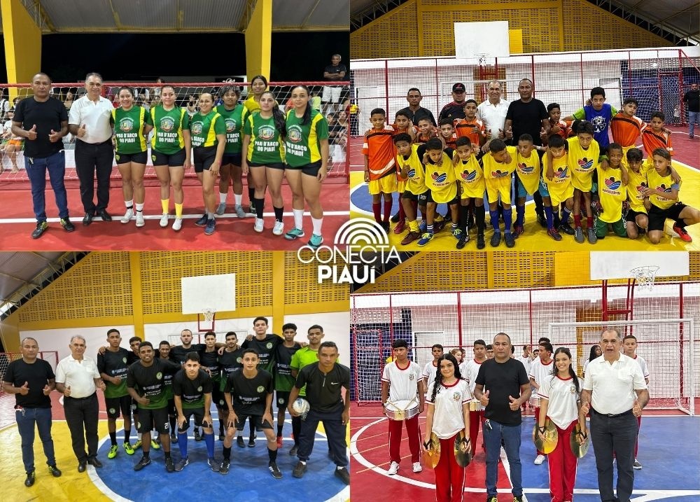 Comunidade celebra entrega da reforma do Ginásio Poliesportivo em Pau D'Arco do PI