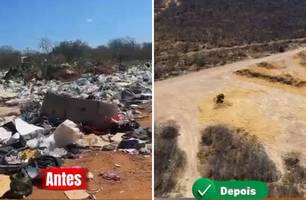 Coronel José Dias elimina lixão da cidade e conclui primeira etapa do Aterro Sanitário (Foto: Reprodução/Redes Sociais)