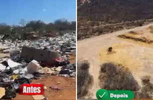 Coronel José Dias elimina lixão da cidade e conclui primeira etapa do Aterro Sanitário (Foto: Reprodução/Redes Sociais)