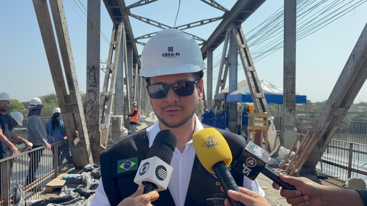CREA-PI realiza visita técnica na Ponte Metálica que liga Teresina a Timon