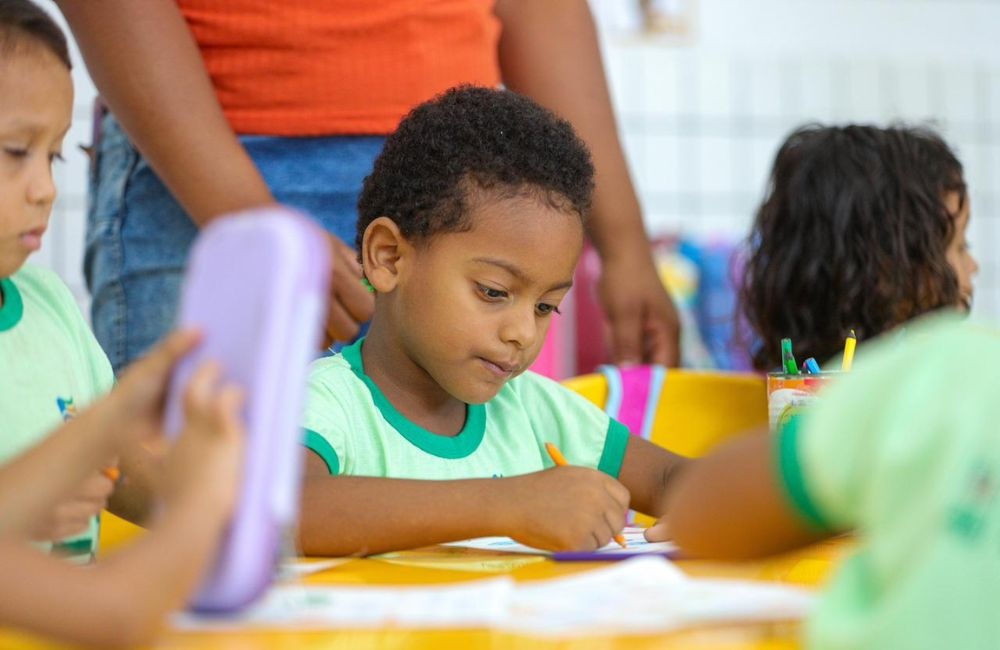 Criança na pré-escola