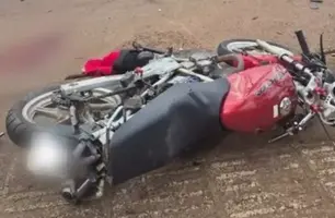 Criminoso perde perna e órgãos genitais após acidente com moto furtada em SC (Foto: Reprodução)