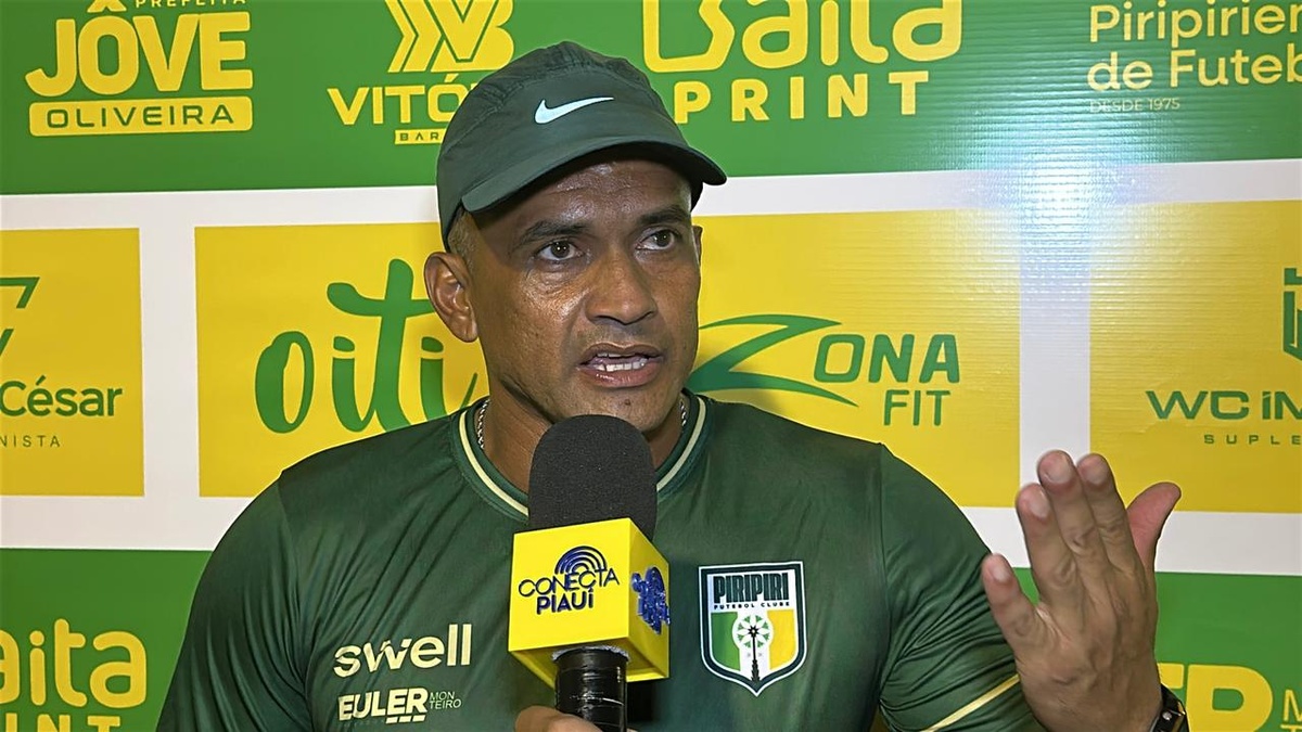 Cristiano Recife, técnico do Piripiri/Liga São João