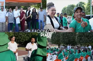 Curimatá promove ação do programa Saúde na Rua na Praça Guerra (Foto: Reprodução)