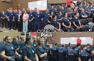 Curso de formação reúne guardas municipais de sete municípios piauienses (Foto: Conecta Piauí)