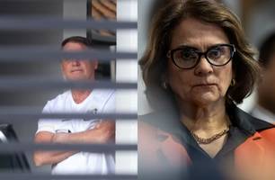 Damares faz 'visitinha' a Jair Bolsonaro horas antes julgamento: ‘está sereno’ (Foto: Reprodução)