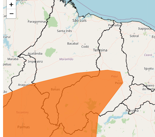 Defesa Civil alerta para baixa umidade e risco de incêndios no Piauí