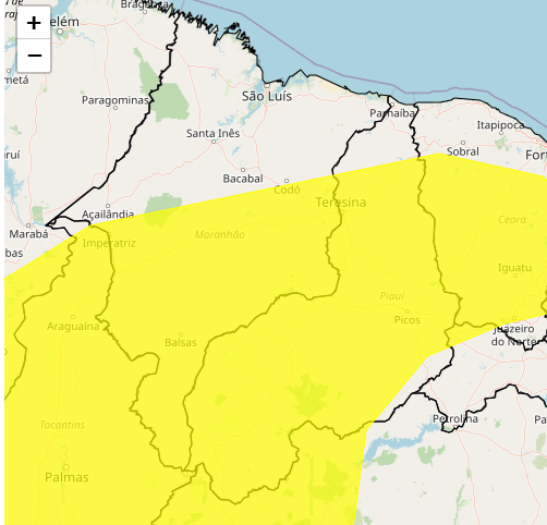 Defesa Civil alerta para baixa umidade e risco de incêndios no Piauí