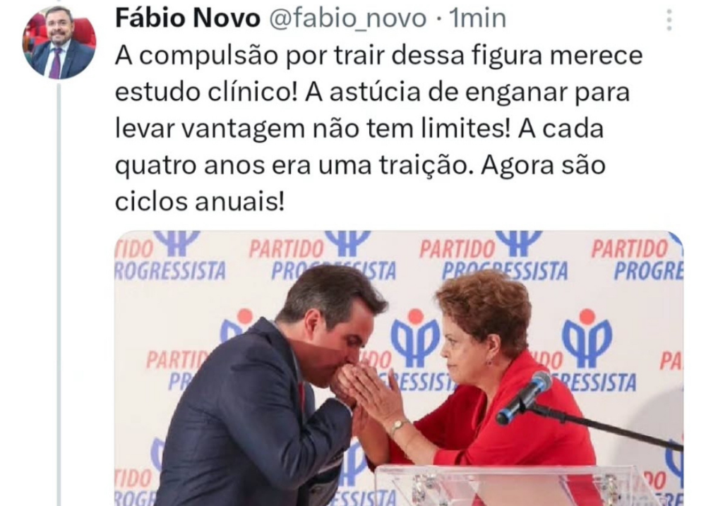 Deputado do PT acusou senador de ter histórico de traições políticas em busca de vantagem