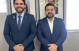 Deputado estadual Marcus Vinícius Kalume e presidente da Investe Piauí, Victor Hugo (Foto: Reprodução)