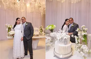 Deputado Georgiano Neto se casa em cerimônia civil em Teresina (Foto: Reprodução/Felicia Araujo)