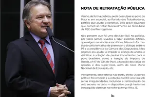 Deputado Merlong Solano se retrata após voto controverso na 'PEC da Blindagem' (Foto: Reprodução)