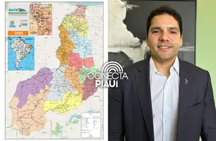DER-PI lança mapa digital com toda a malha rodoviária do Piauí atualizada (Foto: Reprodução e Conecta Piauí)