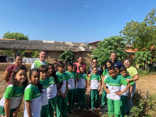 Dia da Árvore: Prefeitura de Aroazes realiza plantio de mudas em escolas