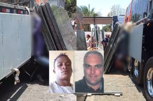 Dois homens morrem esmagados por placas de mármore durante descarregamento em Codó (Foto: Reprodução)