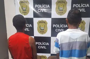Dois homens são presos após invadirem comércio em Oeiras para realizar furto (Foto: Reprodução)