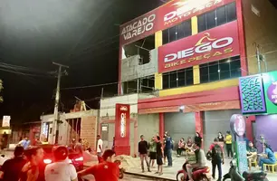 Dois trabalhadores morrem após choque elétrico em obra no centro de Água Branca (Foto: Canal 121)