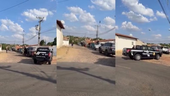 Draco deflagra mega operação em Pedro II com apoio aéreo; dois morrem em confronto