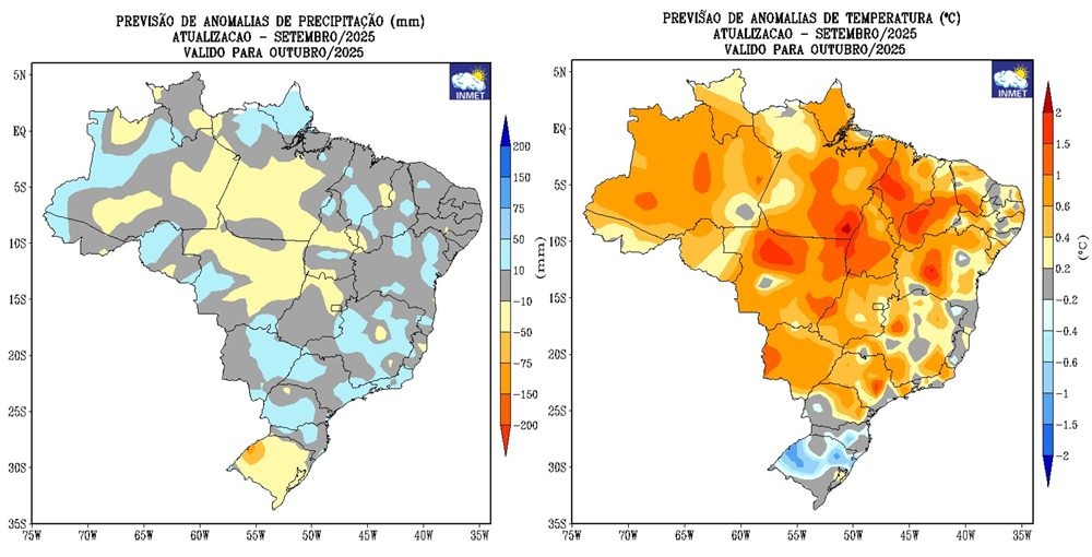 Em outubro, Piauí pode ter chuvas acima da média