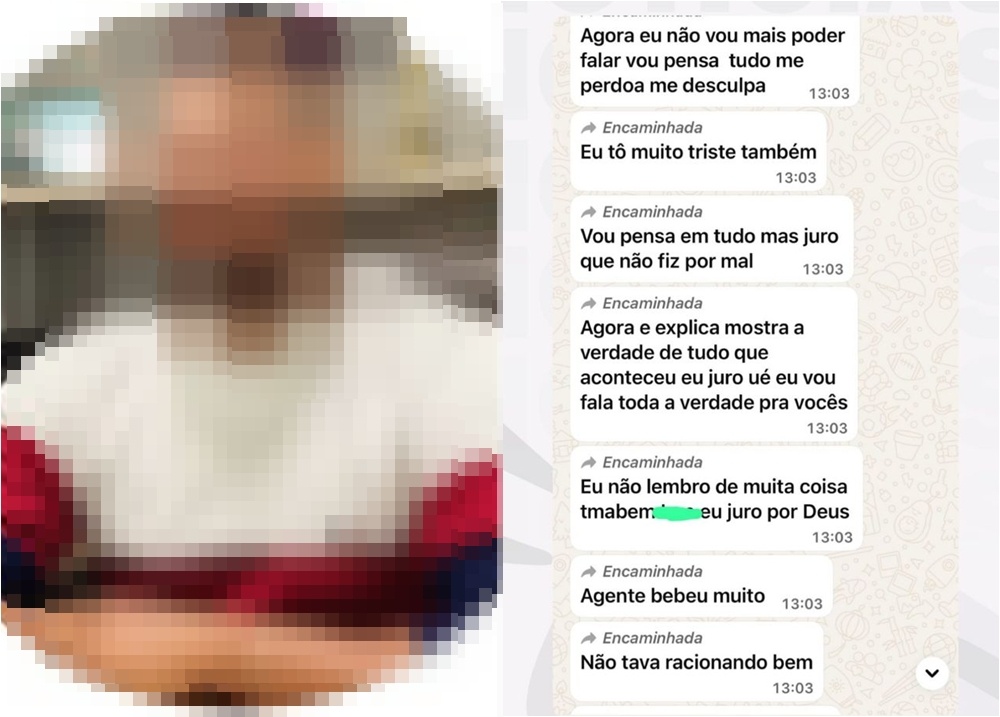 Em rede social, homem assume estupro em Monsenhor Gil: 'foi a bebida!'