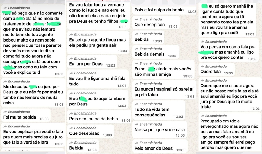 Em rede social, homem assume estupro em Monsenhor Gil: 'foi a bebida!'