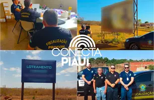 Empresas do setor imobiliário são autuadas durante operação no Piauí (Foto: Reprodução)