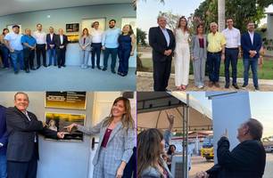 Esperantina inaugura Unidade do Sistema S que leva o nome da prefeita Ivanária Sampaio (Foto: Divulgação/Ascom)