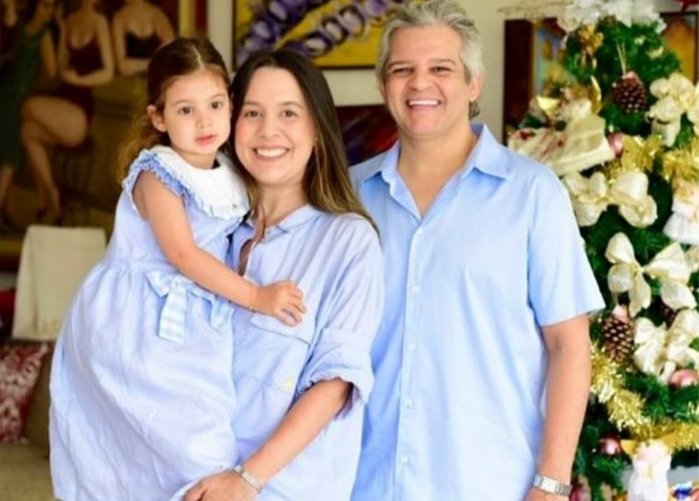 Ex-prefeito Roberto Leão e Maria Eduarda celebram 6 anos de casamento em família