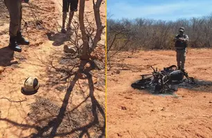 Familiares encontram corpo em área de mata e com sinais de violência no Piauí (Foto: Reprodução)