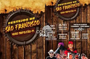 Festejos de São Francisco começam nesta sexta em Hugo Napoleão (Foto: Reprodução)