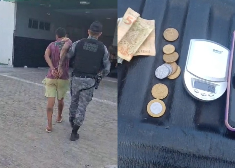 Filho de traficante do 'Peixe Podre' é preso com sacola de drogas em Parnaíba