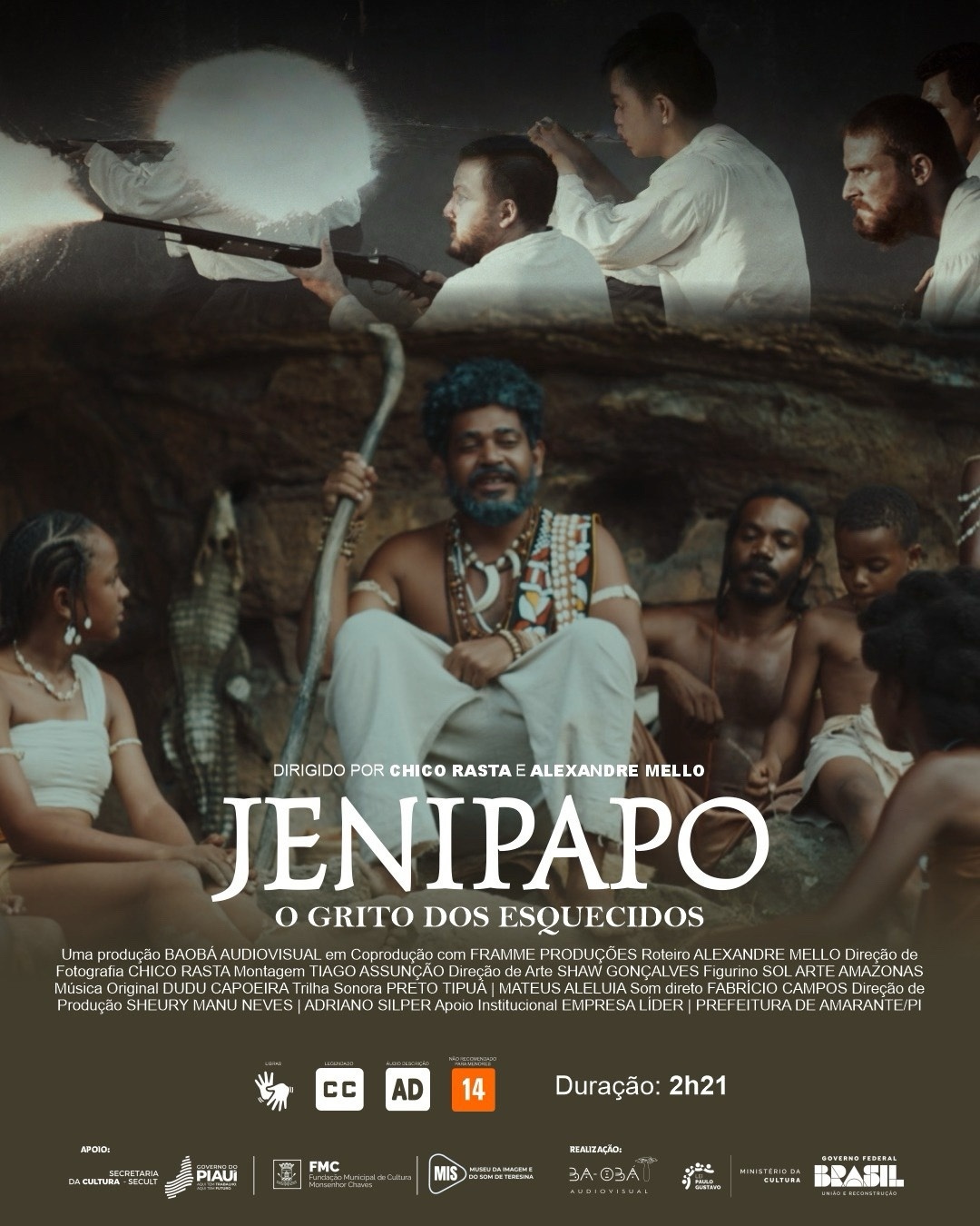 Filme 'Jenipapo – O Grito dos Esquecidos' estreia no Piauí com apoio da Lei Paulo Gustavo