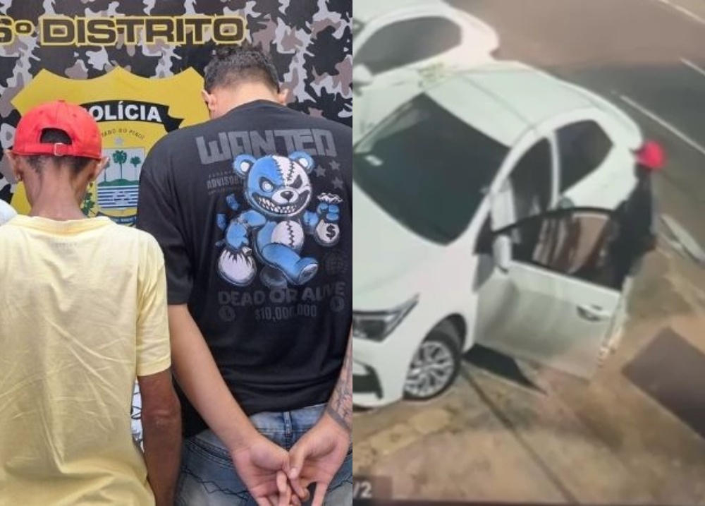 Flanelinha é preso após furtar celular de mulher dentro de carro em Teresina