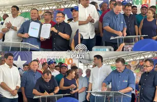 Governador Carlos Brandão anuncia obras e benefícios sociais em Parnarama (Foto: Conecta Piauí)