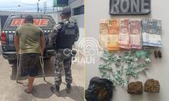 Homem com deficiência é preso em Teresina acusado de tráfico de drogas
