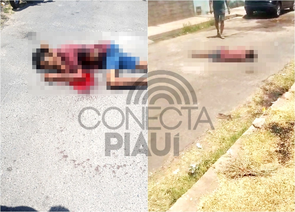 Homem é assassinado e corpo fica estendido em rua na zona Norte de Teresina