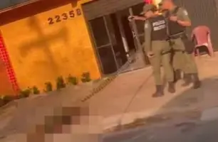 Homem é encontrado morto em calçada na Zona Leste de Teresina (Foto: Reprodução)