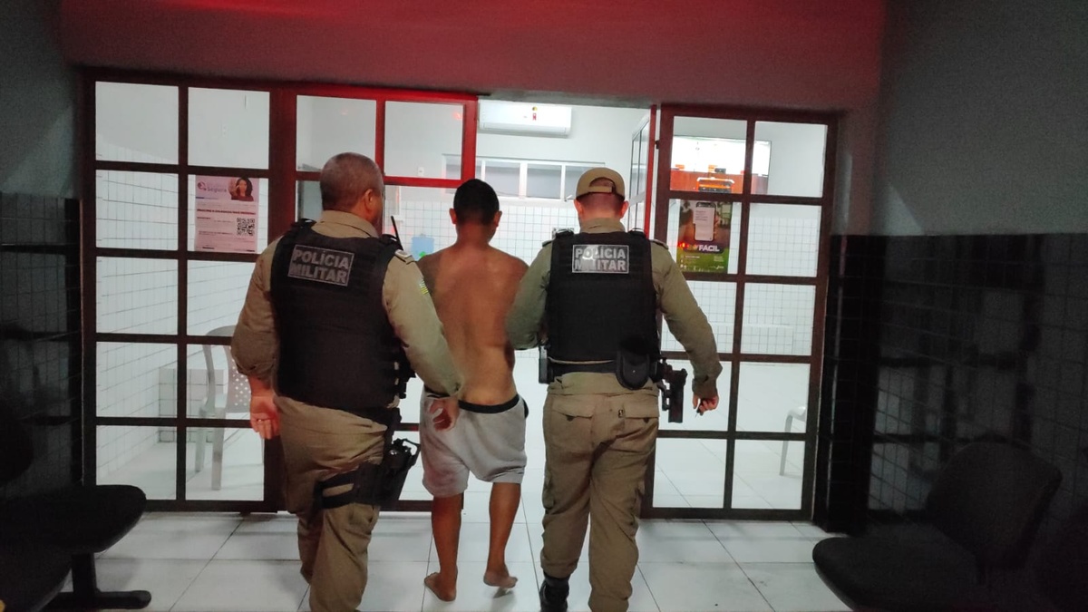 Homem é preso após agredir mãe e tentar incendiar casa em Parnaíba