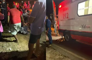 Homem morre após colidir com animal em loteamento na cidade de Barras (Foto: Reprodução)