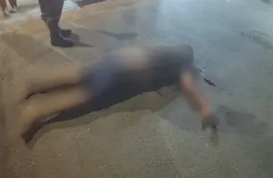 Homem usando tornozeleira eletrônica é executado a tiros na zona Norte de Teresina (Foto: Reprodução)