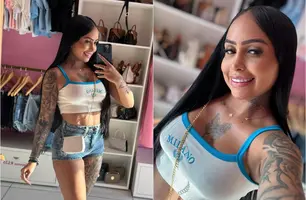 Influenciadora DJ Latina Gold é presa com malas prontas para viagem ao Chile (Foto: Reprodução)